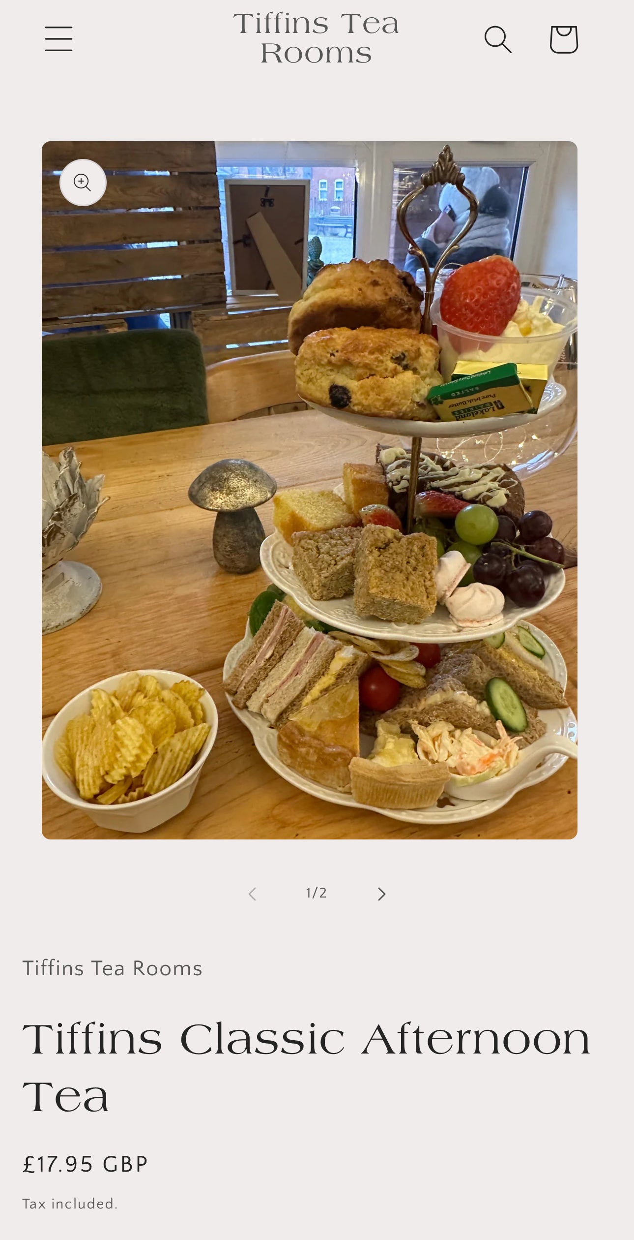 Tiffins Classic Afternoon Tea
