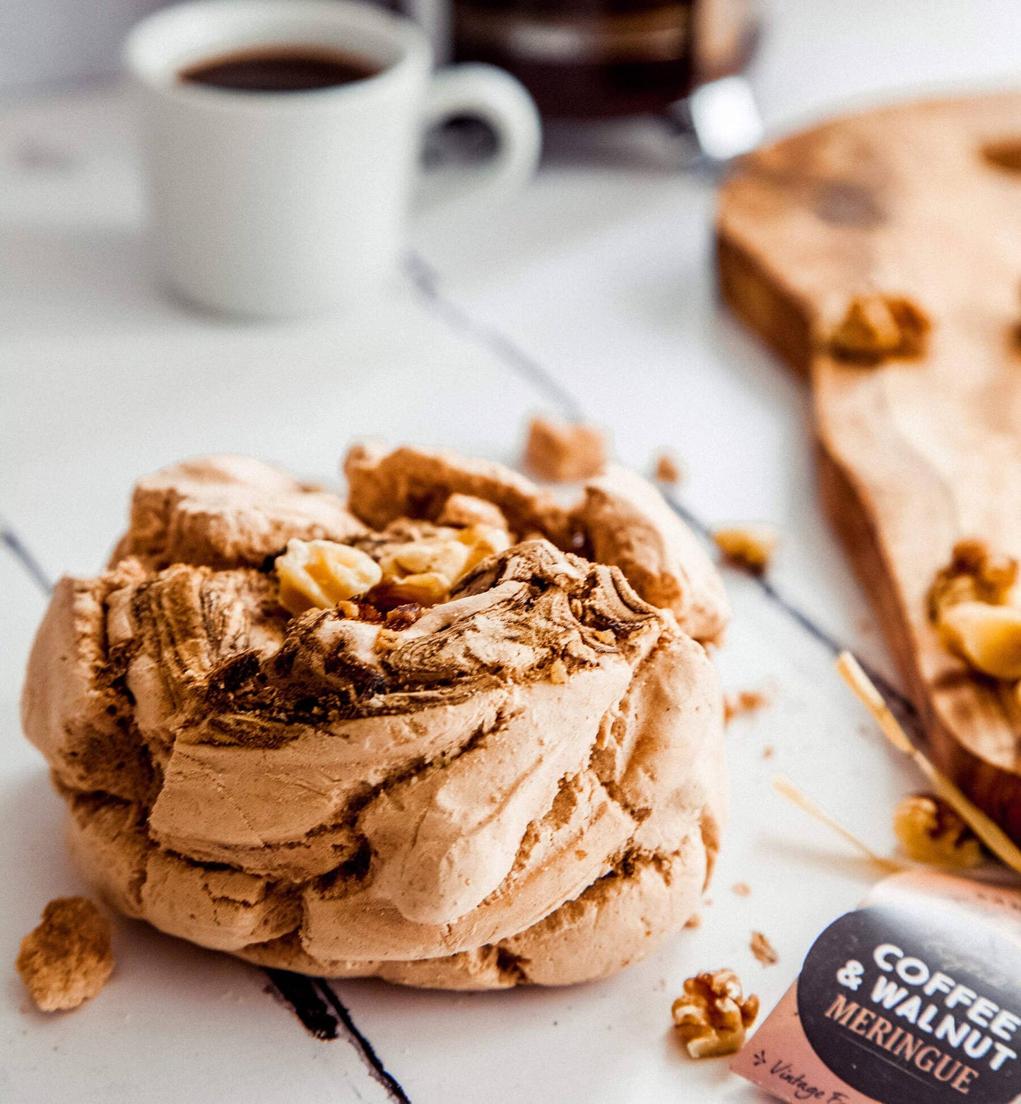 Giant Coffee & Walnut Meringue - CLICK & COLLECT FROM TIFFINS