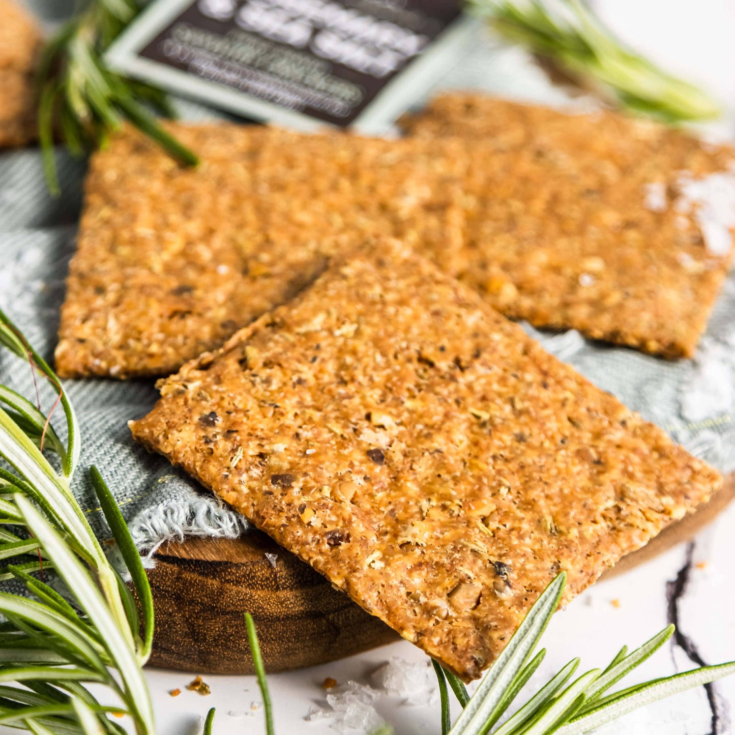 Rosemary & Sea Salt - Yorkshire Savoury Crackers