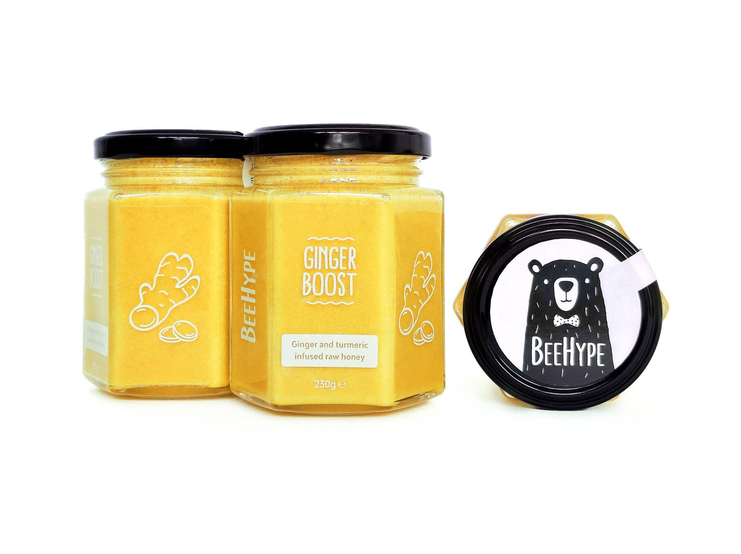 Ginger Boost Honey - Superfood blend with ginger &  turmeric