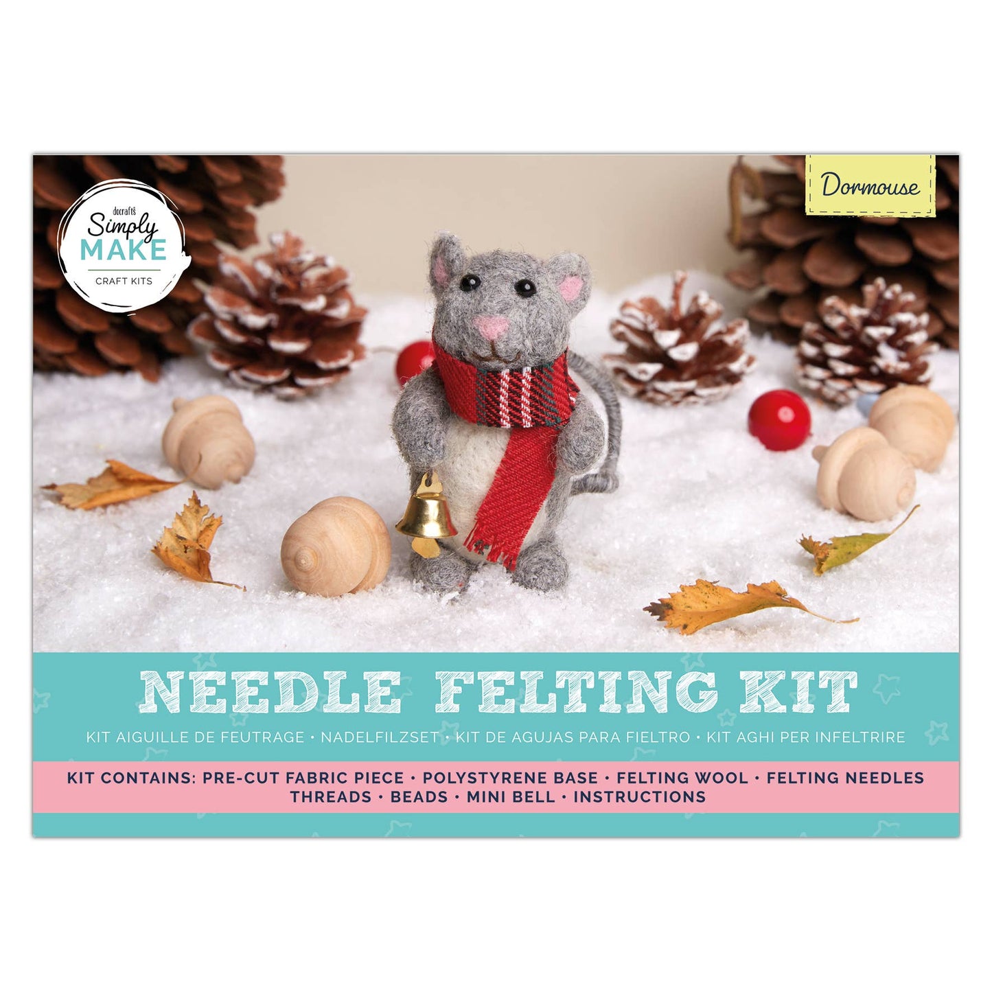 Simply Make Needle Felting Kit - Doormouse