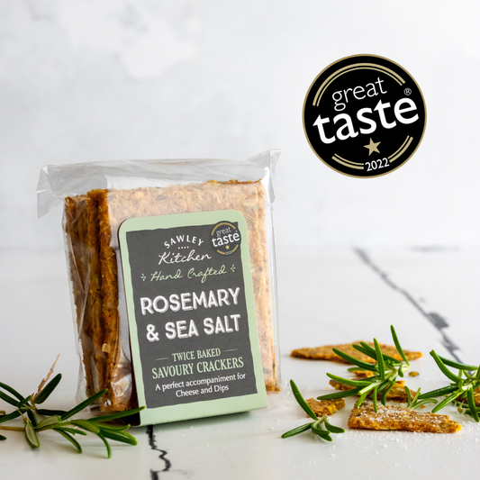 Rosemary & Sea Salt - Yorkshire Savoury Crackers