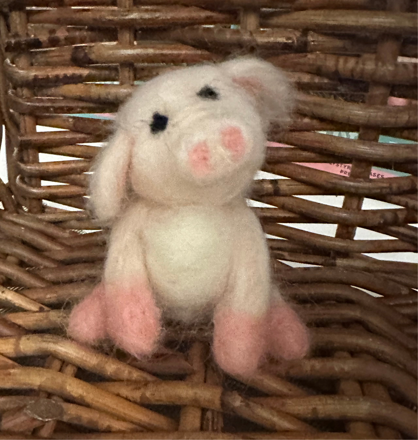 Felting for beginners. Felt a piggy! Thursday 20th March 2025 6-8pm