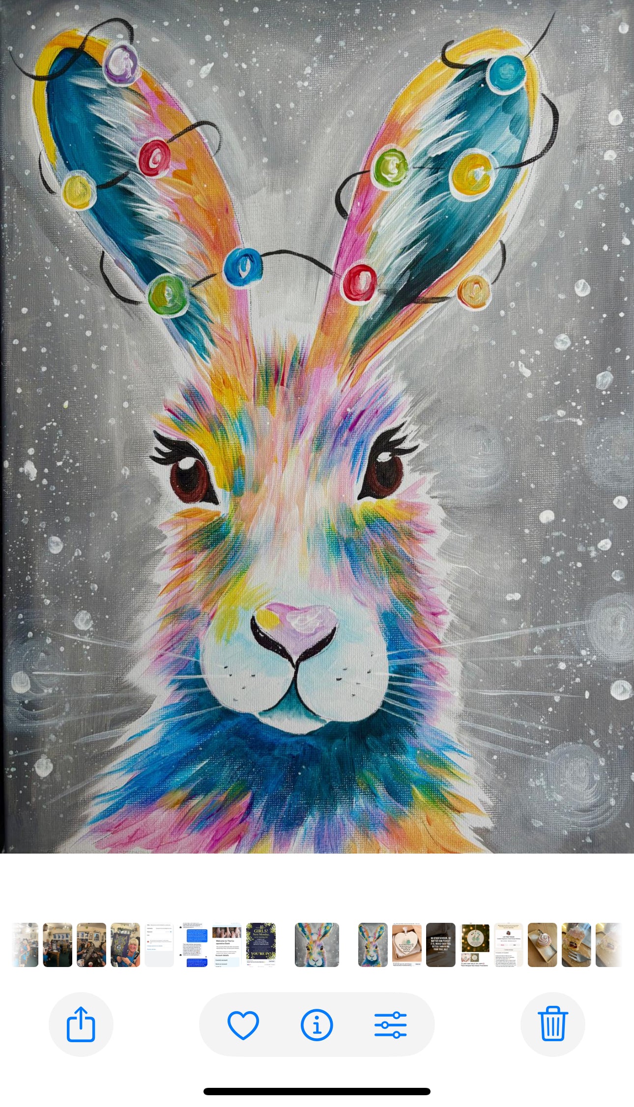 Paintopia Chritmas Hare workshop Wednesday 19th November 6pm