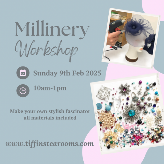 Make your own Fabulous Fascinator       Sun Feb 9th 10am-1pm 💕