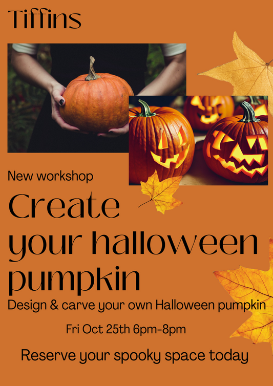 Tiffins - *Design and Carve Your Own Pumpkin Workshop (Adults)* - Sat 25th Oct