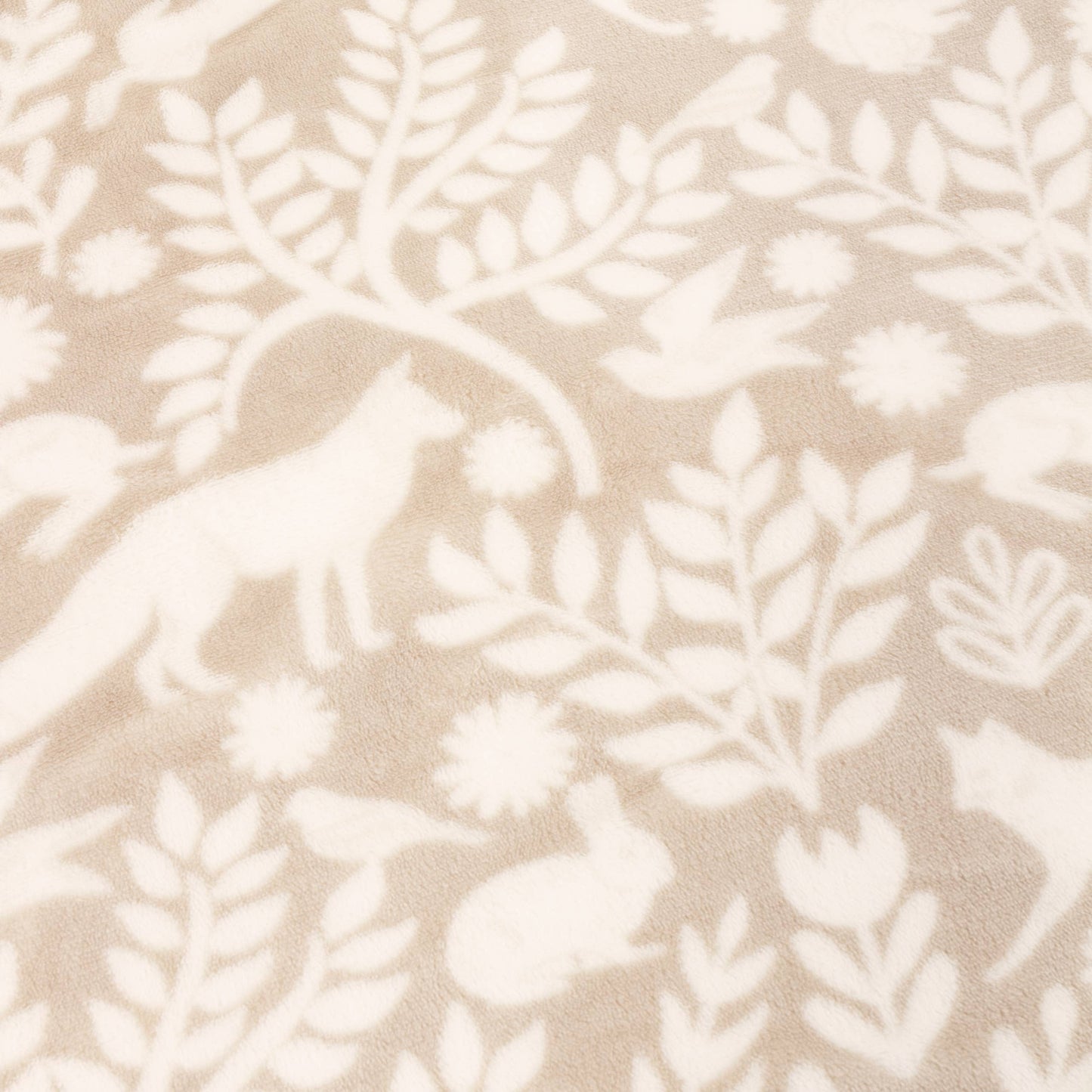 Skandi Woodland Sherpa Fleece Throw Sable