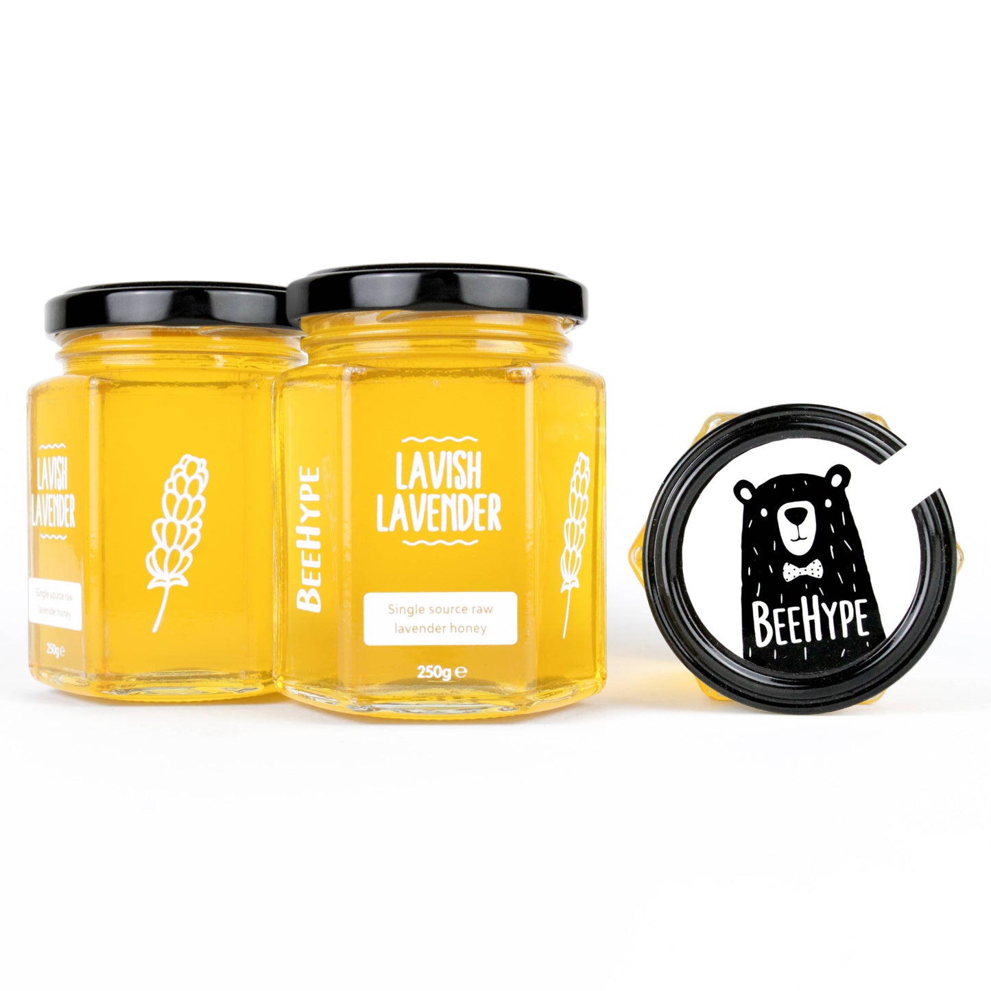 Lavish Lavender Raw Honey - Gourmet Honey Naturally Made By